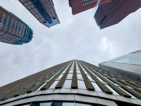 Big buildings of ministries at the city center of The Hague in the Netherlandsのeditorial素材