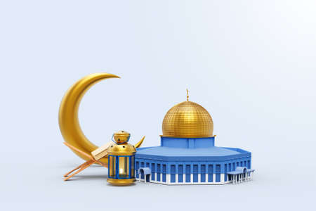 Ramadan Kareem Islamic festival greeting card. Ramadan Arabic religious holiday Ramadan Raya. Ramazan or Tunisian lantern with ornamental flame in dark night. Eid iftar or Ramadan month greeting card.の写真素材