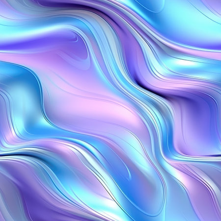 abstract background with smooth wavy lines in blue and purple colorsの素材