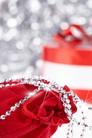 christmas gifts , macro shootの写真素材