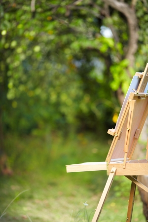 Painter's portable easel の写真素材