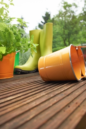 Gardening tools の写真素材