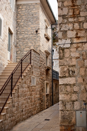 beauty of medieval croatia village,の写真素材