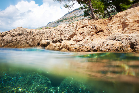 Water sea backgroundの写真素材