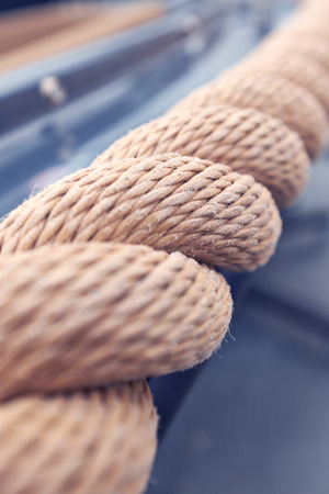 Elements of equipment of a yacht の写真素材