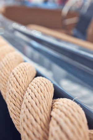 Elements of equipment of a yacht の写真素材