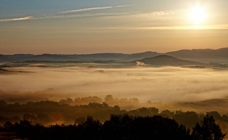 typical Tuscany landscape, Italy 