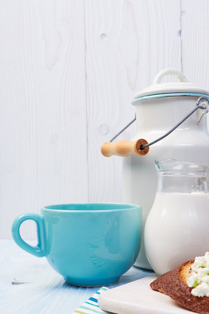 fresh dairy productsの写真素材