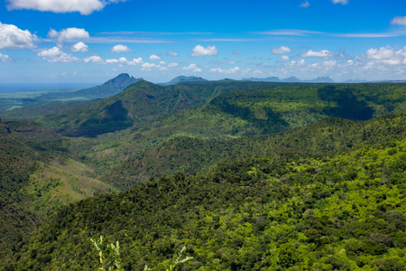 Jungle paradise on Mauritiusの写真素材