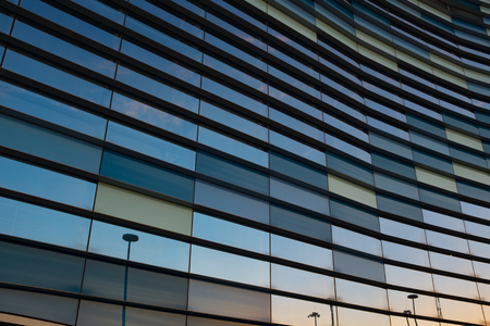 abstract business interior, view of sky. Background conceptの写真素材