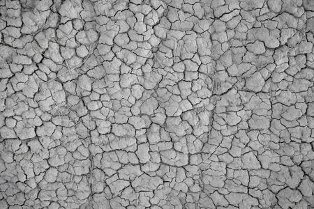 Crack soil on dry season, Global worming effect.の写真素材