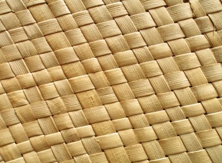 Wicker texture close-up