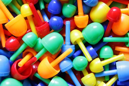 Lots colorful details of child's meccano, may be used as background