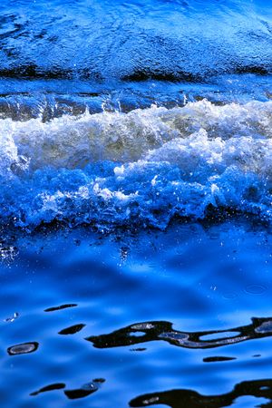 Water with waves, may be used as background