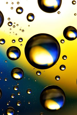 Colorful drops, may be used as background