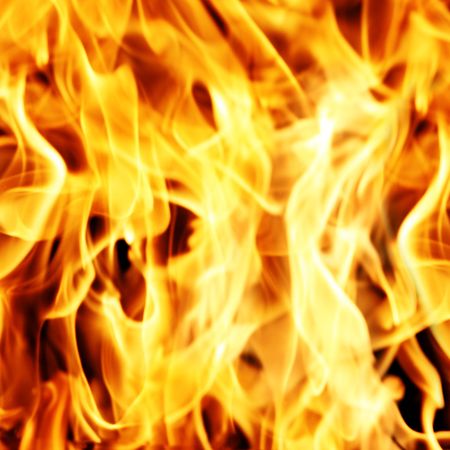 Flame close-up, may be used as background