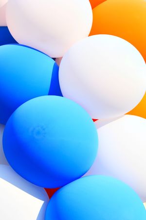 Colorful balloons, may be used as backgroundの写真素材