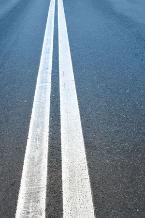 Highway striping close-upの写真素材