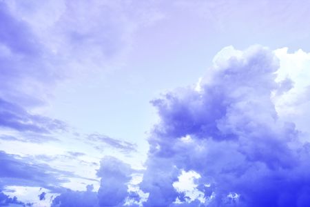Sky and clouds, may be used as background
