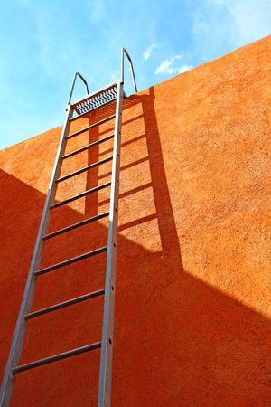 Staircase to the skyの写真素材