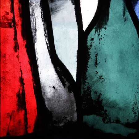 Multicolored stained glass, may be used as backgroundのeditorial素材