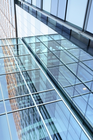 Wall of office building close-upの写真素材