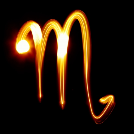 Scorpio. Zodiac signs collectionの写真素材