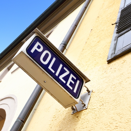 Police stantion sign, Germany Police stantion sign, Germany