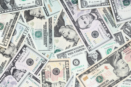 Heap of  dollars close-upの写真素材