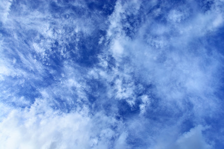 Blue sky with cloudsの写真素材