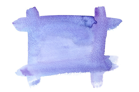 Light blue violet watercolor frame - space for your own textの写真素材