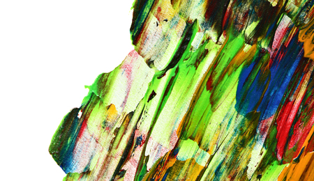 Colorful brush strokes. Abstract background with isolated edgeの写真素材