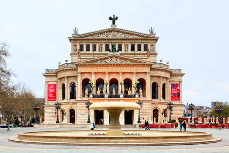 Frankfurt am Main, Germany - April 20, 2013: The Alte Oper (Old Opera) house in Frankfurt am Mainのeditorial素材