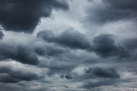 Dramatic sky - Heavy rainy clouds, may be used as backgroundの写真素材