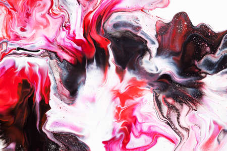 Fluid art abstract background. Floral theme