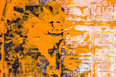 Expressive abstract background. Hand drawn texture by paintの写真素材