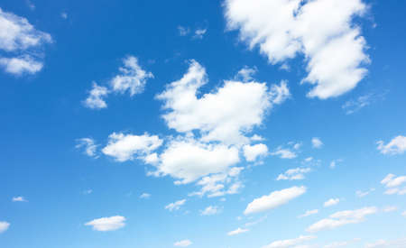 Blue sky with clouds. Backgroundの写真素材