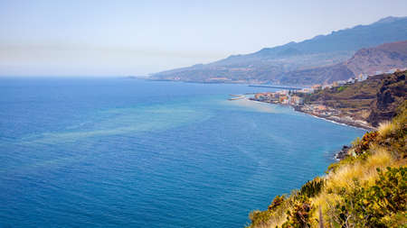 Panoramic view of the coast of La Palma island, Canary Islans, Spain. Landscapeの写真素材