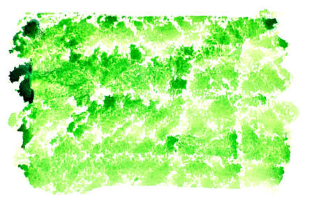 Green paint stain isolated on the white backgroundの写真素材