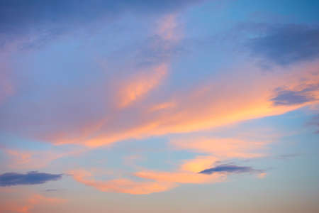 Colorful sunset sky , may be used as backgroundの写真素材