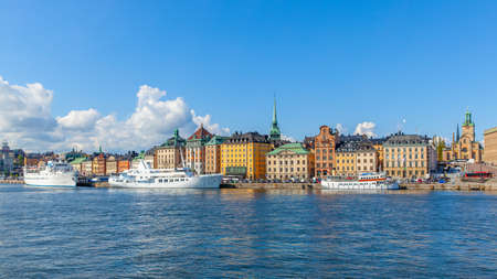 Panoramic view of Stockholm city, Sweden. Cityscapeの写真素材