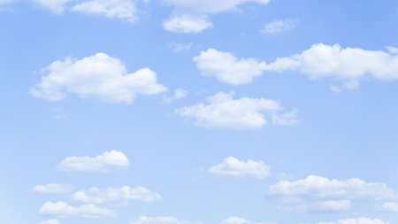 Fine light blue sky, may be used as backgroundの写真素材