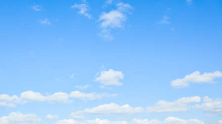 Light blue sky, may be used as backgroundの写真素材