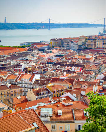 Roofs of Lisboa, Portugalの写真素材