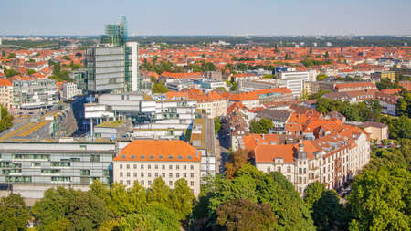 View of Hanover in Germany. Cityscapeの写真素材