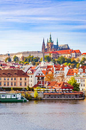 Beautiful view of the City of Prague, Czech Republicの写真素材