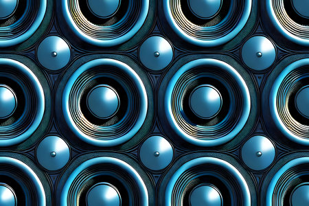 Car audio speakers. Generative AIの素材