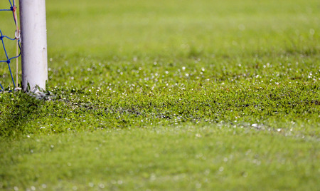 Soccer football field stadiumの写真素材