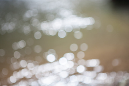 bokeh on water backgroundの写真素材