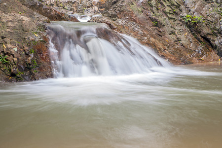 Waterfall in Huay to krabi Thailandの写真素材